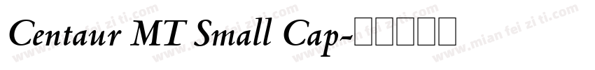 Centaur MT Small Cap字体转换